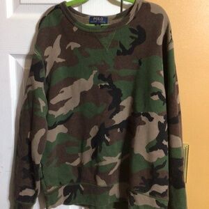 Polo Ralph Lauren camo sweatshirt, l(14/16)